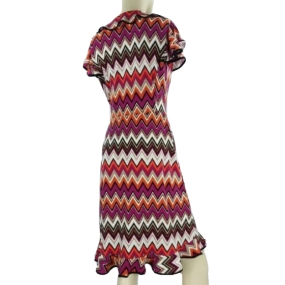 EAST 5TH Multicolored Wrap Dress Size Small - Picture 3 of 5